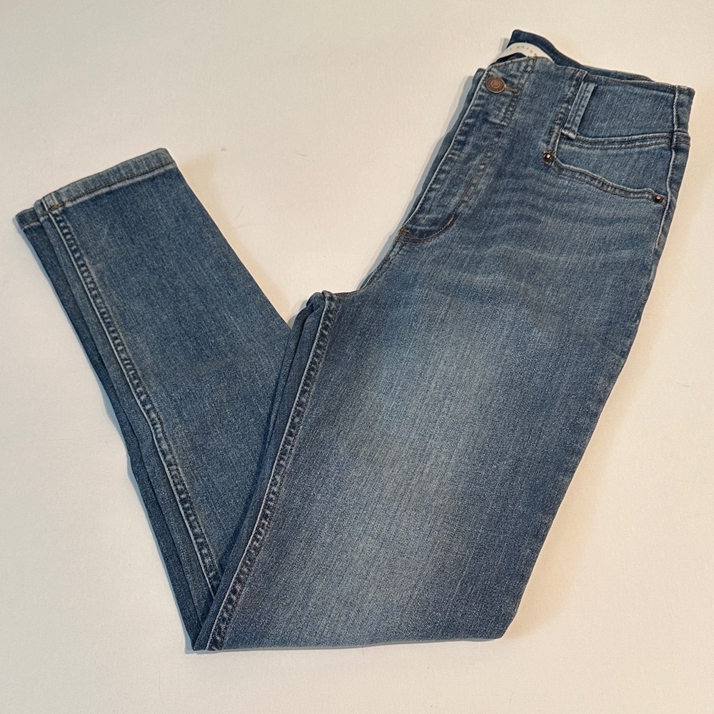 HAPPY NATURE Corset Skinny Denim Blue Wash Jeans